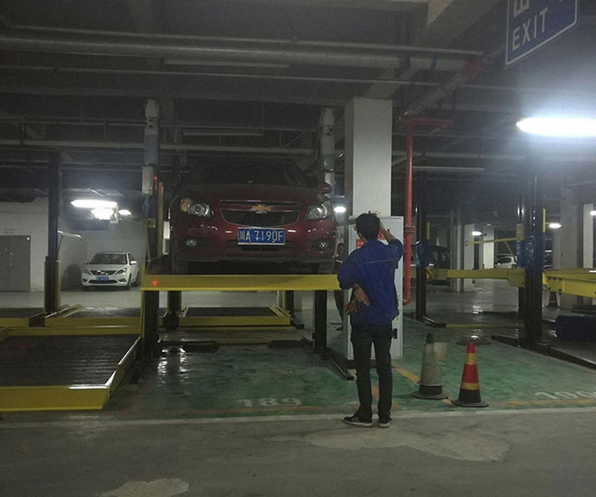 黔江雙柱簡易類機(jī)械車庫回收