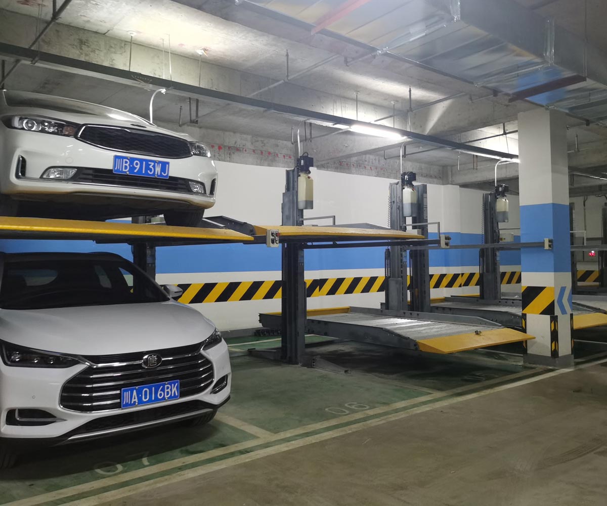 2層升降式停車(chē)庫(kù)
