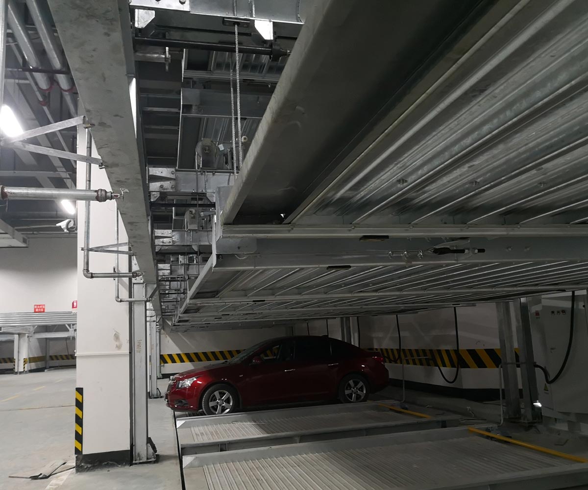 開州負一正二地坑三層升降橫移式立體停車設(shè)備